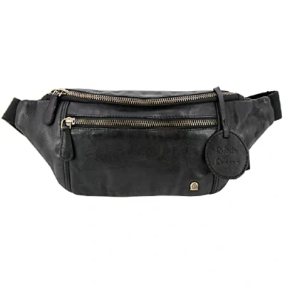 Afbeelding van Juscha Ju 48204 Heuptas Roberto Romana Bologna Zwart Echt Leer, 29X12X5Cm
