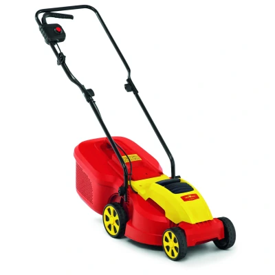 Afbeelding van Wolf Garten Elektromaaier A320e Grasmaaier 32 cm 26 l Rood Geel 1200 Watt