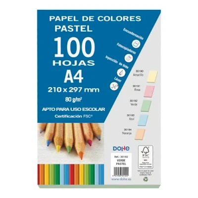 Afbeelding van DOHE 30192 100 vellen A4, 80 g, pastelgroen