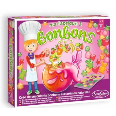 Image de Sentosphère MA FABRIQUE A bonbons Création de aux arômes naturels Kit atelier créatif enfant partir 7 ans Fabriqué en FranHardlines