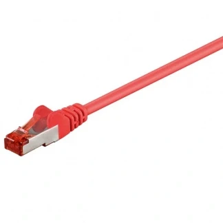 Afbeelding van Netwerkkabel Cat6 S/FTP 25 meter (100% koper, LSZH, Rood)