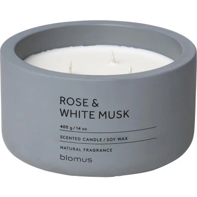 Afbeelding van Blomus FRAGA geurkaars Rose &amp; White Musk (400 gram)