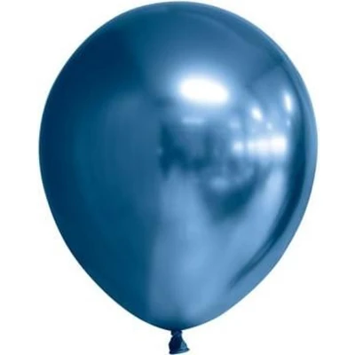 Afbeelding van Blauwe ballonnen chroom 13cm 100 stuks