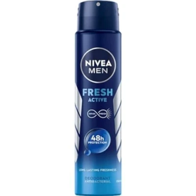 Afbeelding van NIVEA, Deodorants, DEO 250ml spray męski FRESH ACTIVE (Spuit, 250 ml)