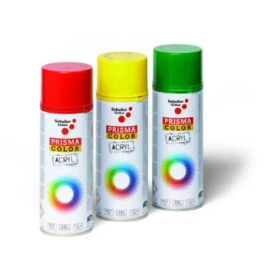 Afbeelding van Prisma color acryl hoogglans zwart ral 9005 400ml