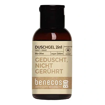 Afbeelding van Benecos Olive 2 in 1 Body and Hair Shower Gel Mini