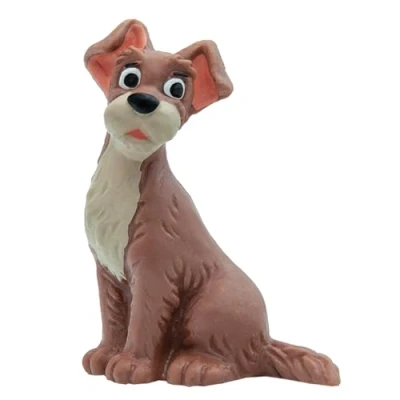 Afbeelding van Bullyland Disney Lady en de Vagebond Speelfiguurtje Taarttopper 4,5 x 2,5 5,5 cm (lxbxh)
