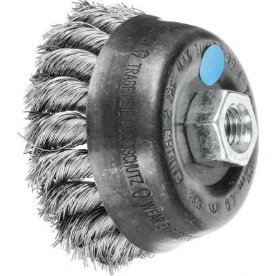 Afbeelding van PFERD 43306033 Komborstel getordeerd TBG Ø 80 mm M14 roestvrijstalen draad 0,35 voor haakse slijpers 1 stuk(s)