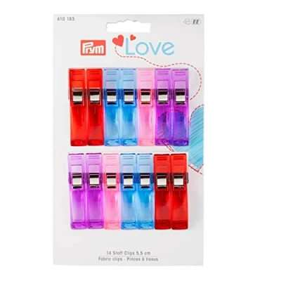 Afbeelding van Prym love Wonder stof clips 5.5 cm 14 stuks