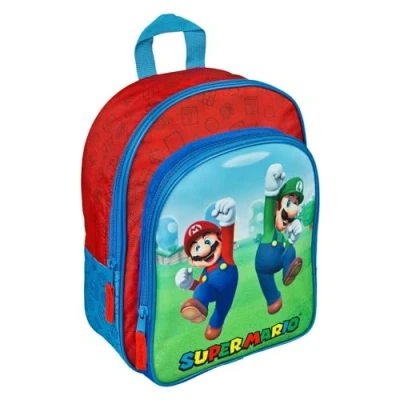 Afbeelding van Nintendo Super Mario Rugzak 30X25X10 Cm Rood/Blauw/Groen
