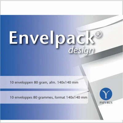 Afbeelding van Envelop Papyrus Envelpack vierkant 140x140mm wit