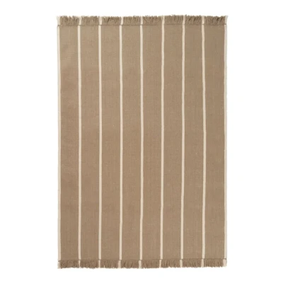 Afbeelding van Ferm LIVING Calm Kelim Vloerkleed 140 X 200 Cm Zand
