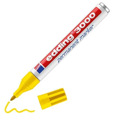 Afbeelding van Viltstift edding 3000 rond 1.5 3mm geel