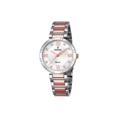 Afbeelding van Festina Quartz horloge met armband van roestvrij staal F16937/D, zilver, armband, zilver.,