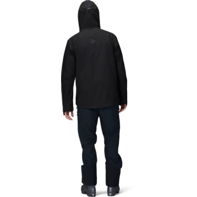 Afbeelding van Norrøna Lofoten Goretex Insulated Jacket Outdoorjas, Heren, Maat: XL, Caviar