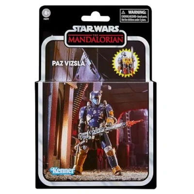 Afbeelding van Hasbro Star Wars Actiefiguur Paz Vizsla 10 cm The Mandalorian Vintage Collection Multicolours