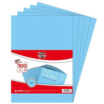 Afbeelding van Fixo Paper 65009230 papier, A4, 80 g, blauw, 100 vellen