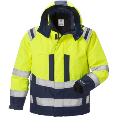 Afbeelding van Fristads Hi Vis Airtech® Winterjack Klasse 3 4035 Gtt geel/marineblauw XS