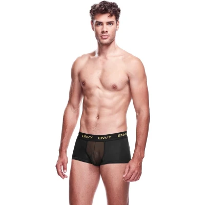 Afbeelding van Envy Transparante Mesh Herenshort Zwart