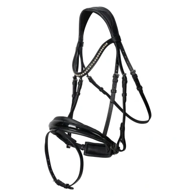 Afbeelding van Imperial Riding Hoofdstel IRHFria Trens Black Lack/Chrystal Cob Agradi.be