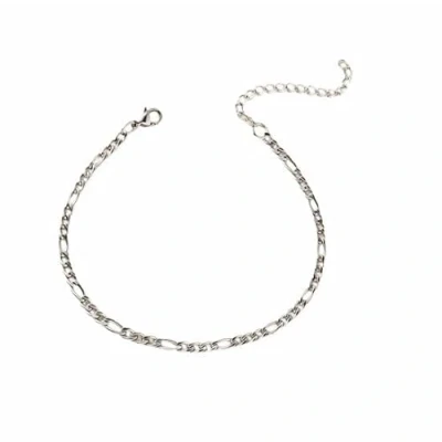 Afbeelding van Aurélia Elegante Minimalistische Armband in Zilverkleurig Roestvrij Staal met Verstelbare Fijne Schakelarmband Tijdloze Luxe voor Elke Gelegenheid Zilver