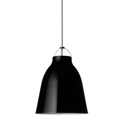 Afbeelding van FRITZ HANSEN Caravaggio P3 glanzend zwart/zwart