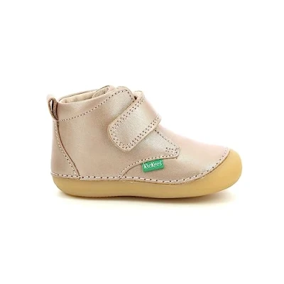 Afbeelding van Kickers Sabio Bergschoenen voor kinderen, Maat: 19, Rose irise Veloursleer