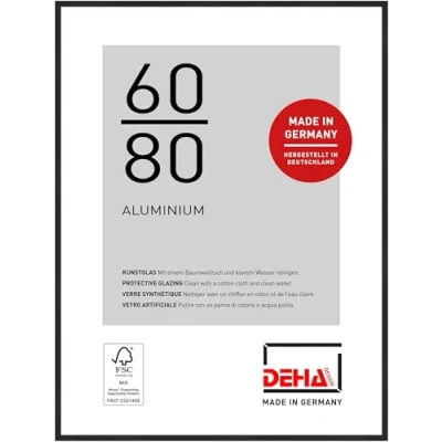 Afbeelding van DEHA Design Fotolijst Boston, 60x80 cm, Geanodiseerd mat zwart
