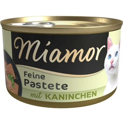 Afbeelding van 12x85g Pastei Konijn Miamor Kattenvoer