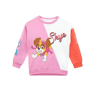 Afbeelding van Paw Patrol Meisjestrui Meisjes Sweatshirt Skye Kindersweatshirt, Meerkleurig