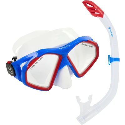 Afbeelding van Snorkelbril en buis voor Kinderen Aqua Lung Sport Hawkeye Transparant Aquamarijn