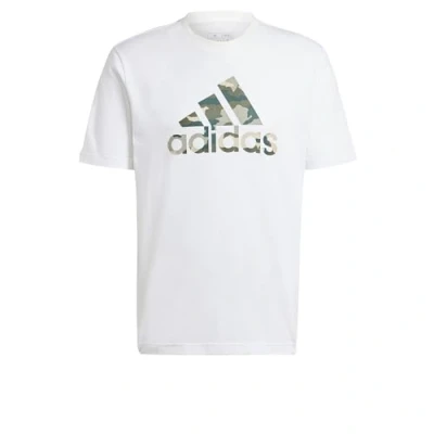Afbeelding van adidas Sportswear Graphic Tshirt print, Heren, Maat: Medium, White