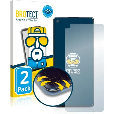Afbeelding van BROTECT Screenprotector voor Oppo Find X2 Neo Folie Beschermfolie transparant volledig dekking (2 Stuks)