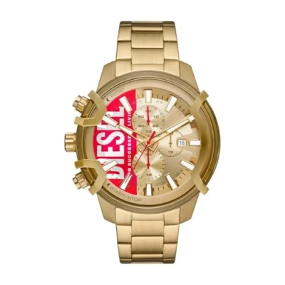 Afbeelding van Diesel heren Griffed horloge DZ4595 in de kleur Goud