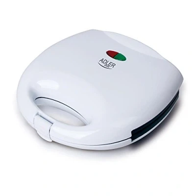 Afbeelding van Adler AD 301 Tosti apparaat wit 750 Watt