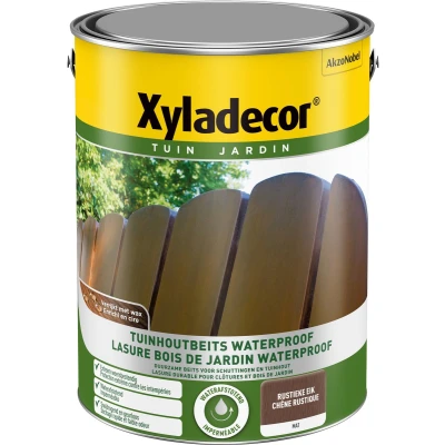 Afbeelding van Xyladecor Tuinhoutbeits Waterproof Rustiek Eiken 5L