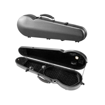 Image de VEVOR Étui pour Violon 4/4 Fibre Carbone Composite Transport Léger Triangulaire