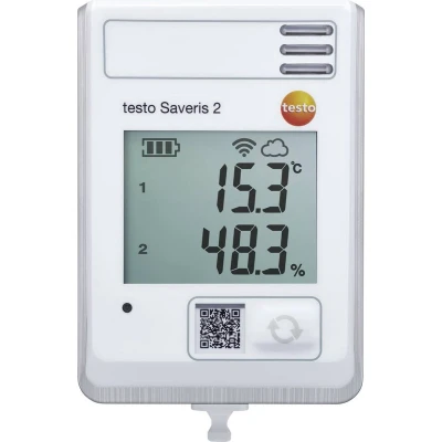 Afbeelding van testo 0572 2034 Saveris 2 H1 Multidatalogger Te meten grootheid Temperatuur, Luchtvochtigheid 30 tot 50 C 0 100 % Hrel