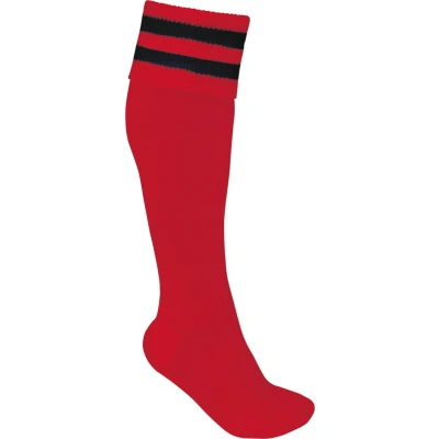Afbeelding van PROACT Sportsokken Met Contraststrepen PA015 Sporty Red / Black