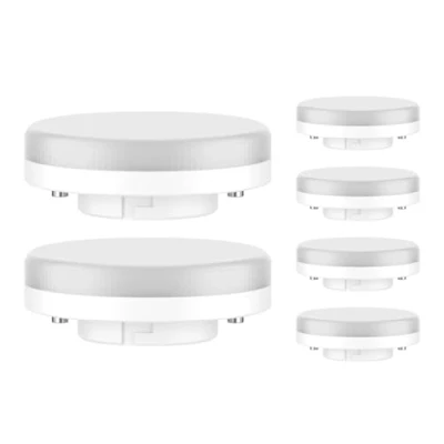 Afbeelding van ledscom.de 6 x GX53 ledlampen, wit (4000 K), 6,4 W, 560 lm, 97 graden, mat