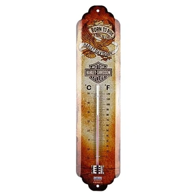 Afbeelding van Thermometer Harley Davidson Born To Ride Eagle