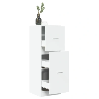 Afbeelding van vidaXL Apothekerskast 40x41x118 cm bewerkt hout wit