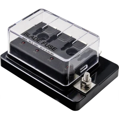 Afbeelding van TRU COMPONENTS TC 9070396 Autozekeringhouder Met statusaanduiding Geschikt voor Platte zekering standaard 30 A 32 V/DC 1 stuk(s)