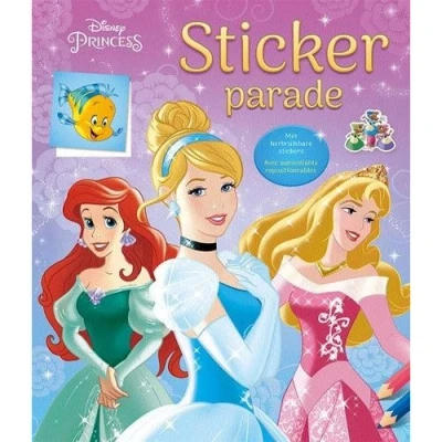 Afbeelding van Uitgeverij deltas kleur en stickerboek disney prinsessen
