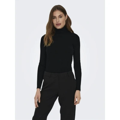 Afbeelding van ONLY Kurzes Longsleeve, Dames, Maat: XS, Black