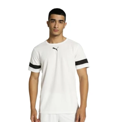 Afbeelding van PUMA t shirt heren blauw/zwart/wit, S