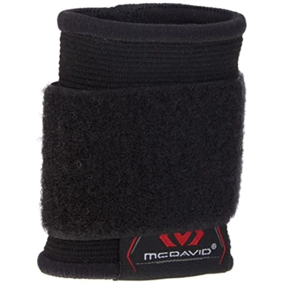 Afbeelding van Mcdavid Dubbele elastische armband, zwart, maat L/XL