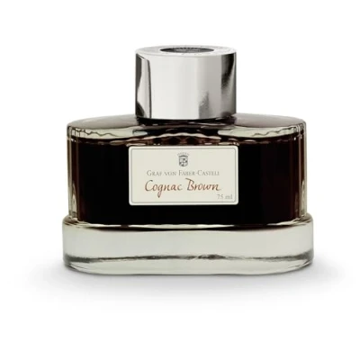 Afbeelding van Graf von Faber Castell Inktpot Cognac Brown 75 ML