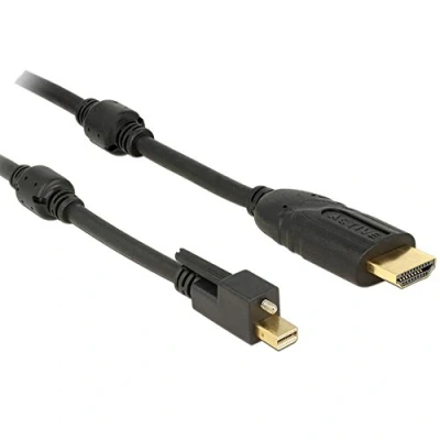 Afbeelding van Delock Mini DisplayPort HDMI (Type A) (5 m, DisplayPort, HDMI), Videokabel