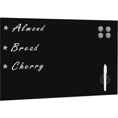 Afbeelding van Magneetbord wandmontage 50x30 cm glas
